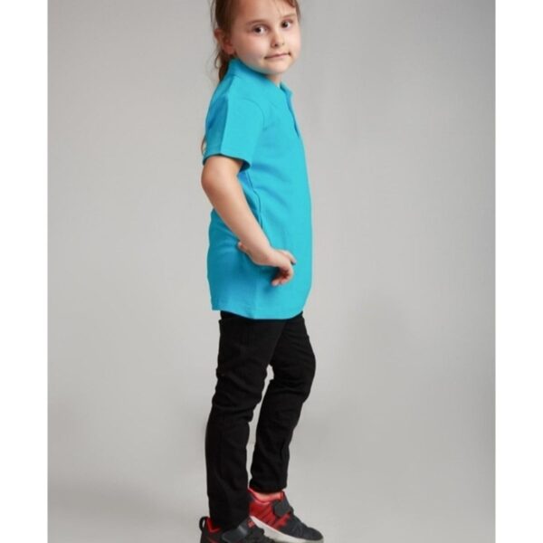 Unısex Çocuk Polo Yaka Kısa Kol Okul T-shirt