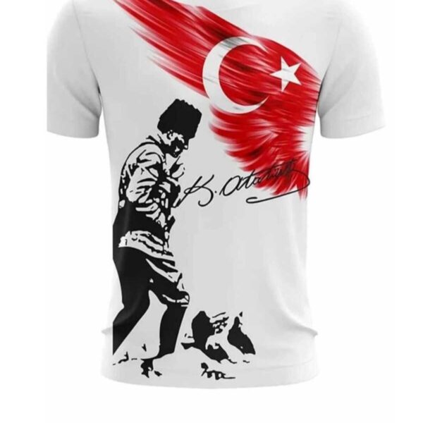 UNİSEX 29 EKİM 23 NİSAN 10 KASIM  KISA KOLLU PENYE ATATÜRK TİŞÖRT.