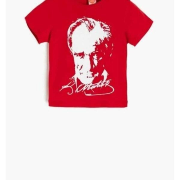 UNİSEX 29 EKİM 23 NİSAN 10 KASIM  KISA KOLLU PENYE ATATÜRK TİŞÖRT.