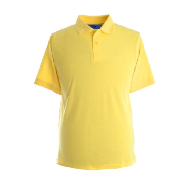 Polo Yaka Tişört Sarı Pamuklu Polo Yakalı Tshirt