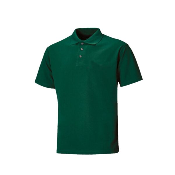 Lüx Penye Polo Yaka Tişört Nefti Yeşil Kısa Kol Yüksek Kalite Pamuklu Yakalı Tshirt Pike Penye